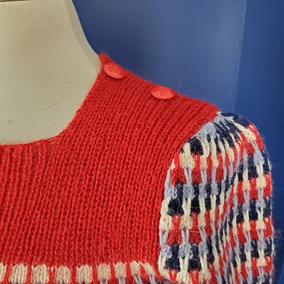 Vintage 40s reproduction sweater,  small - Picture 2 of 4